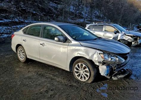 2019 Nissan Sentra S из США, поврежденный, VIN 3N1AB7AP7KY283950